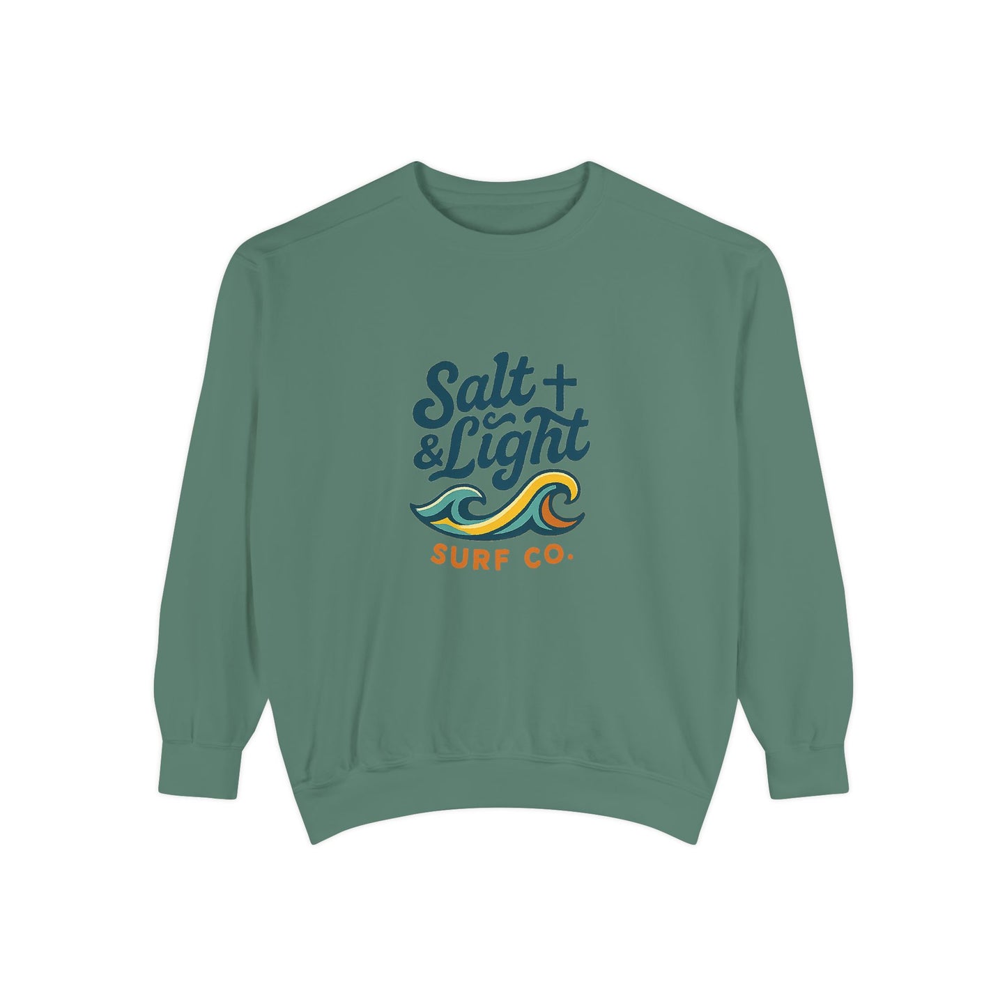 Salt & Light Surf Co. Sweatshirt - Coastal Wave Graphic Crewneck