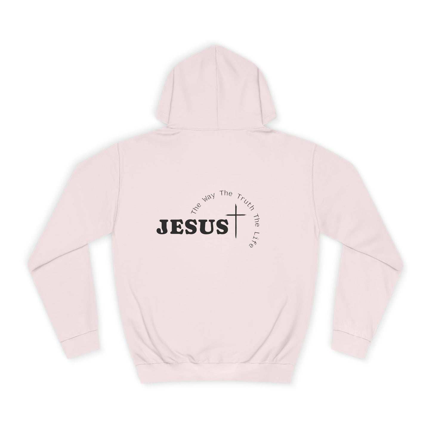 Unisex College Hoodie with 'JESUS' The Way The Truth The Life, Faith-inspired, Casual Religion Apparel, Graduation Gift for Students, Youth and [...]