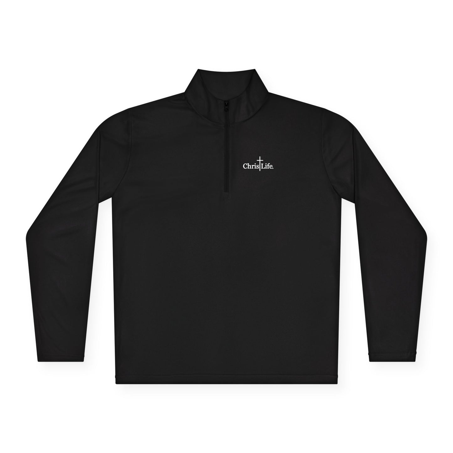 Unisex Quarter-Zip Pullover Workout - ChristLife Logo on front, Sporty