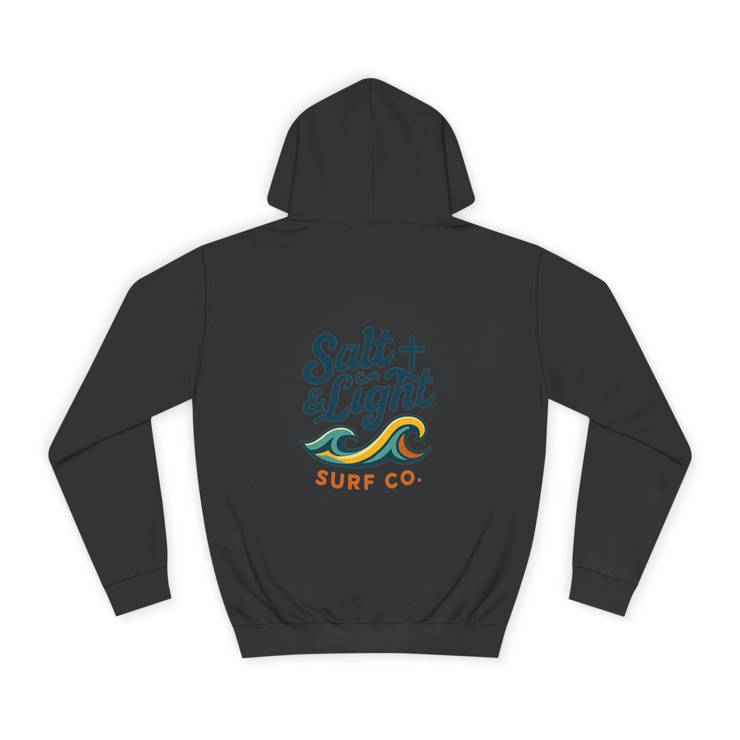 Salt & Light Surf Co.  - Coastal Wave Graphic College Hoodie