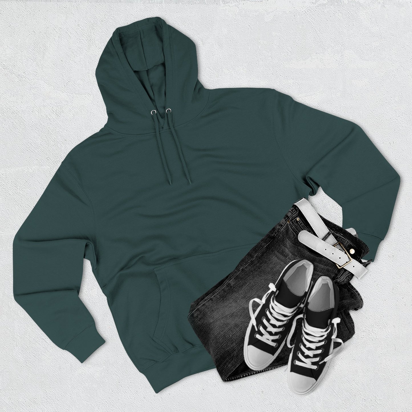 Hoodie — Faith Over Fear Mountain Graphic Retro Park Sign