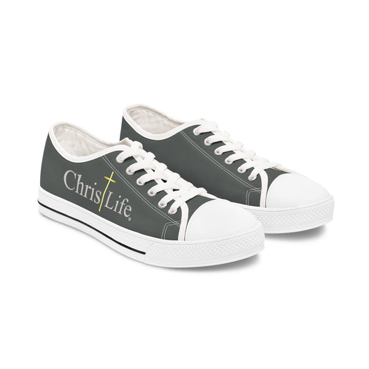 Women's Low Top Sneakers, ChristLife - A walk with Jesus
