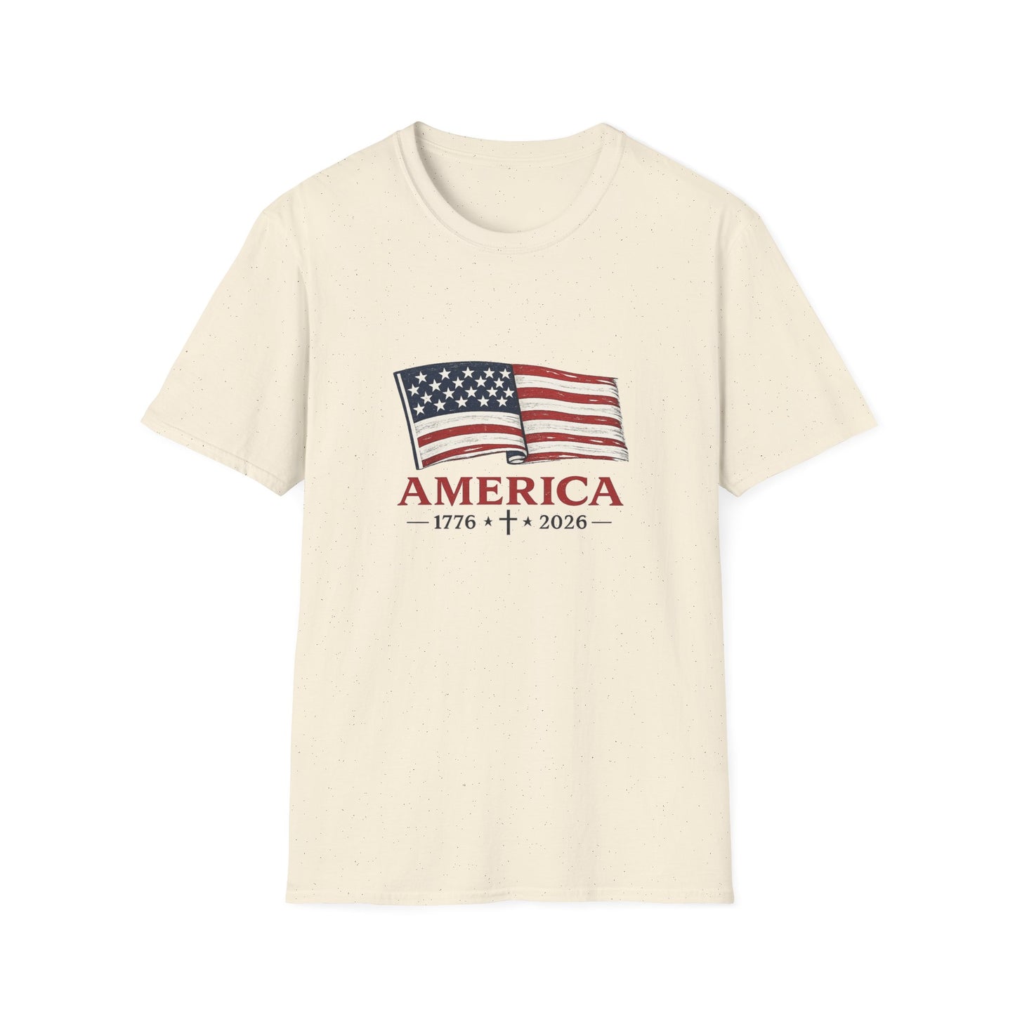 America 1776‑2026 Flag Graphic T-Shirt - Unisex