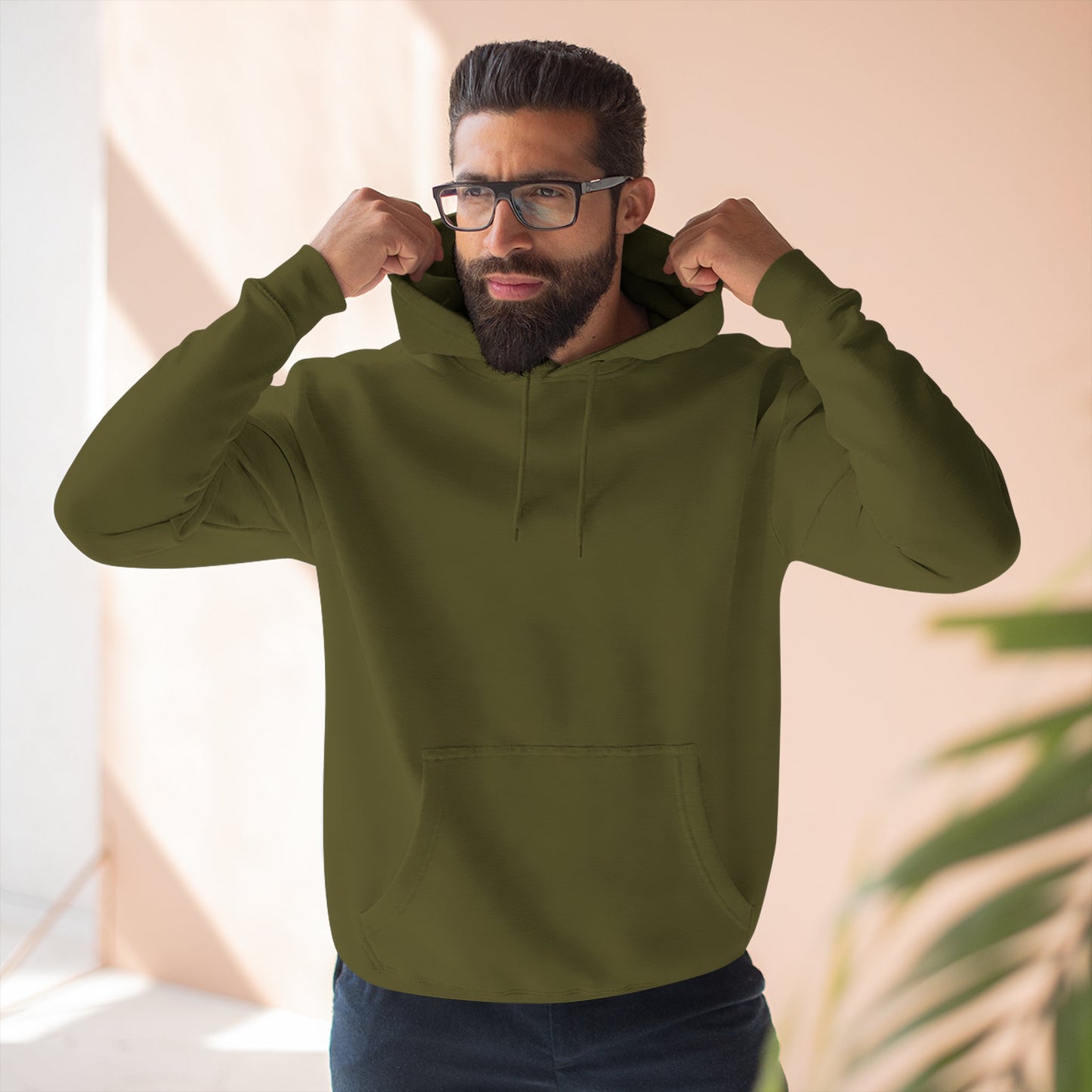Hoodie — Faith Over Fear Mountain Graphic Retro Park Sign