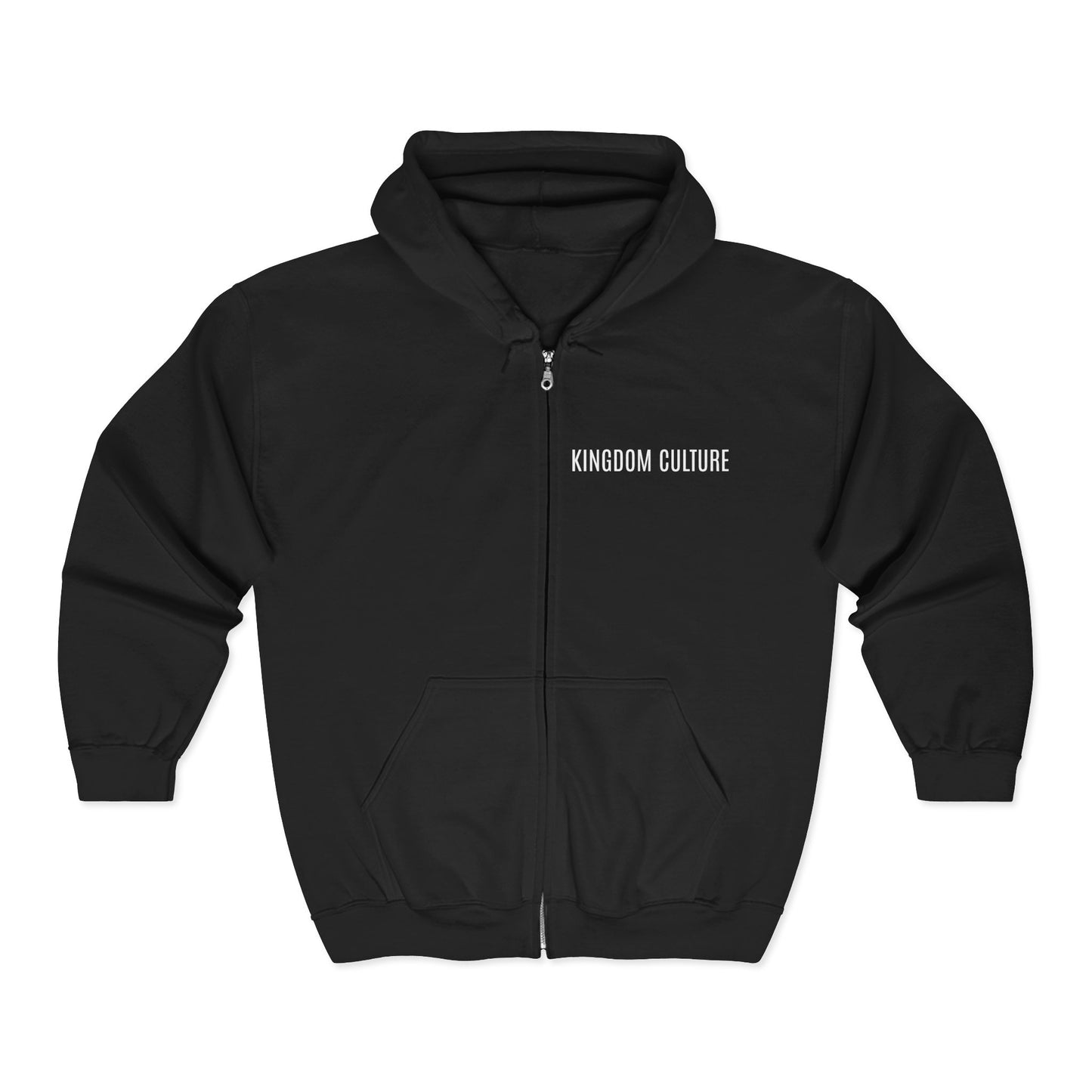 Unisex Heavy Blend™ Full Zip Hooded Sweatshirt, Kingdom Culture/ChristLife Cozy zip up.