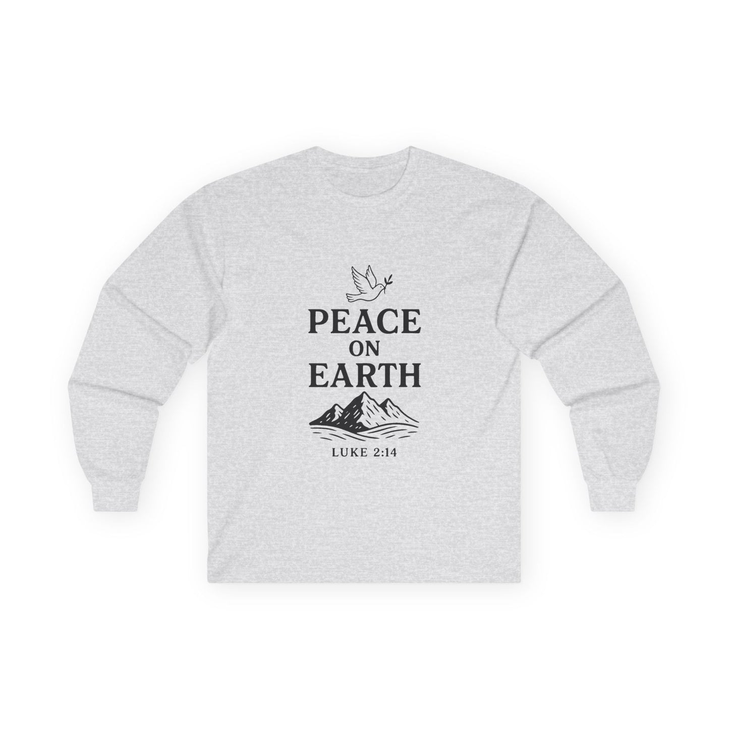 Unisex Peace on Earth With Dove -  Long Sleeve Comfy Tee