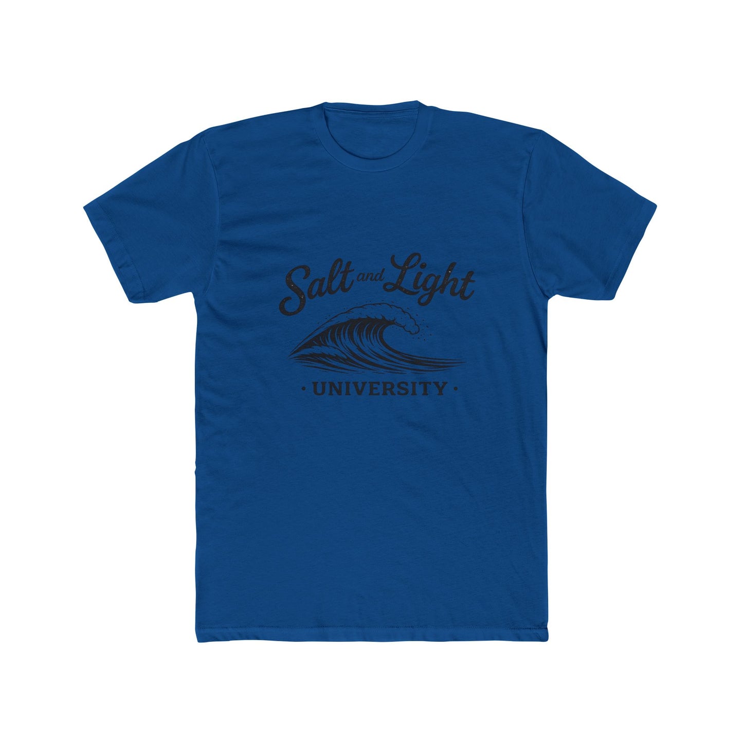 Salt and Light University T-Shirt – Vintage Coastal Wave Campus Tee
