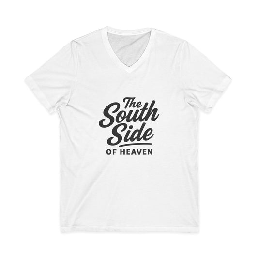 The South Side of Heaven - V neck, Casual Style, Gift for Friends, Unique Summer Wear, Comfortable Everyday Top, [...]