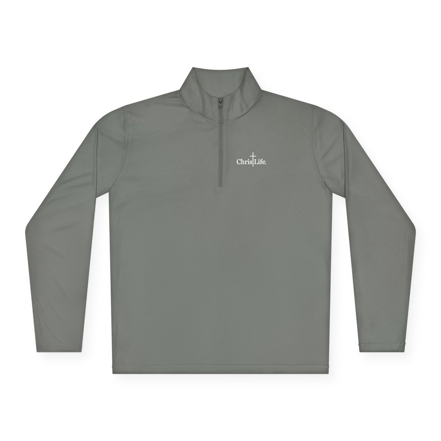 Unisex Quarter-Zip Pullover Workout - ChristLife Logo on front, Sporty