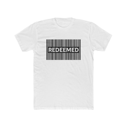 Redeemed Barcode Tee — Christian Faith Graphic T-Shirt