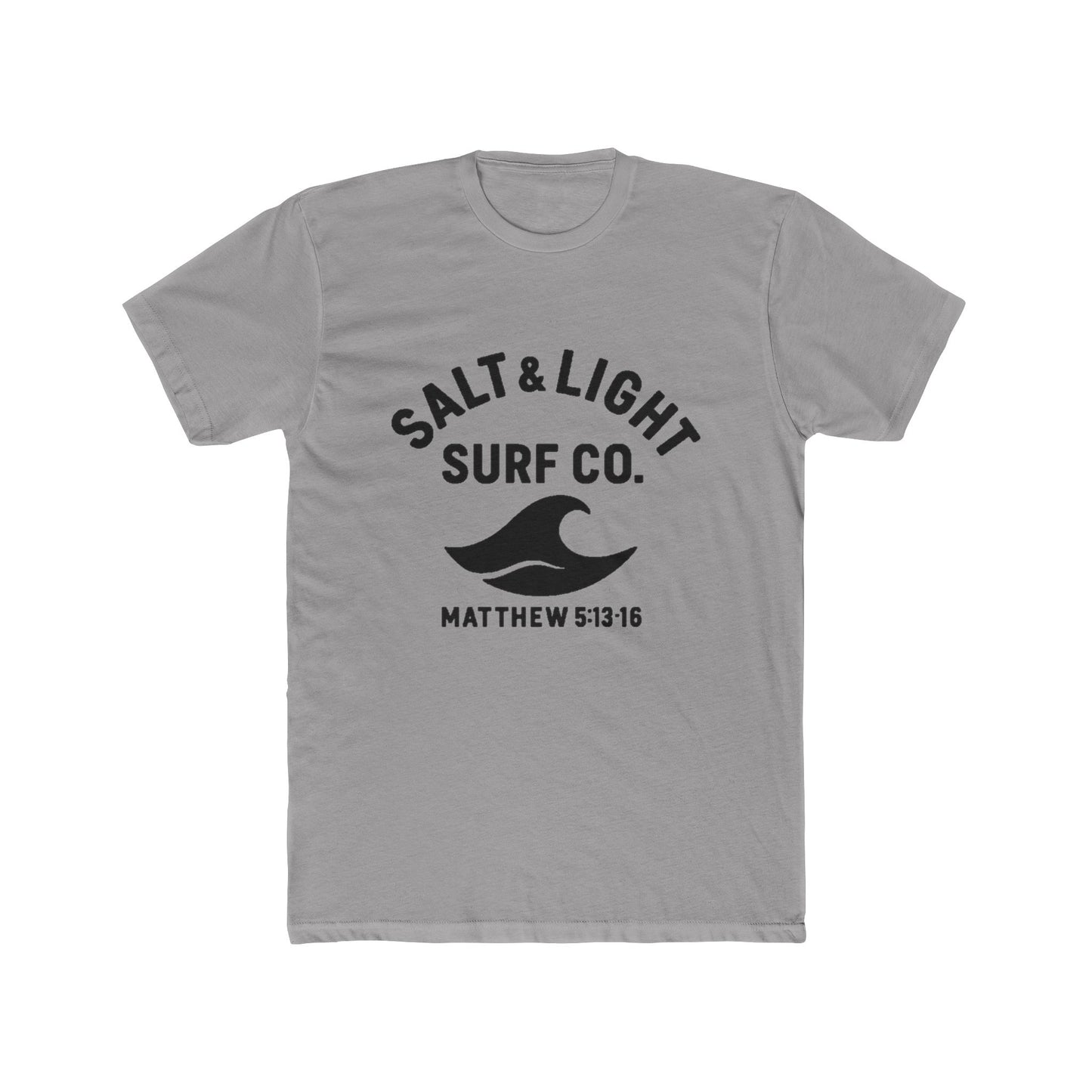 Salt & Light Surf Co. T‑Shirt Blk Front copy — Matthew 5:13-16 Christian Surf Tee