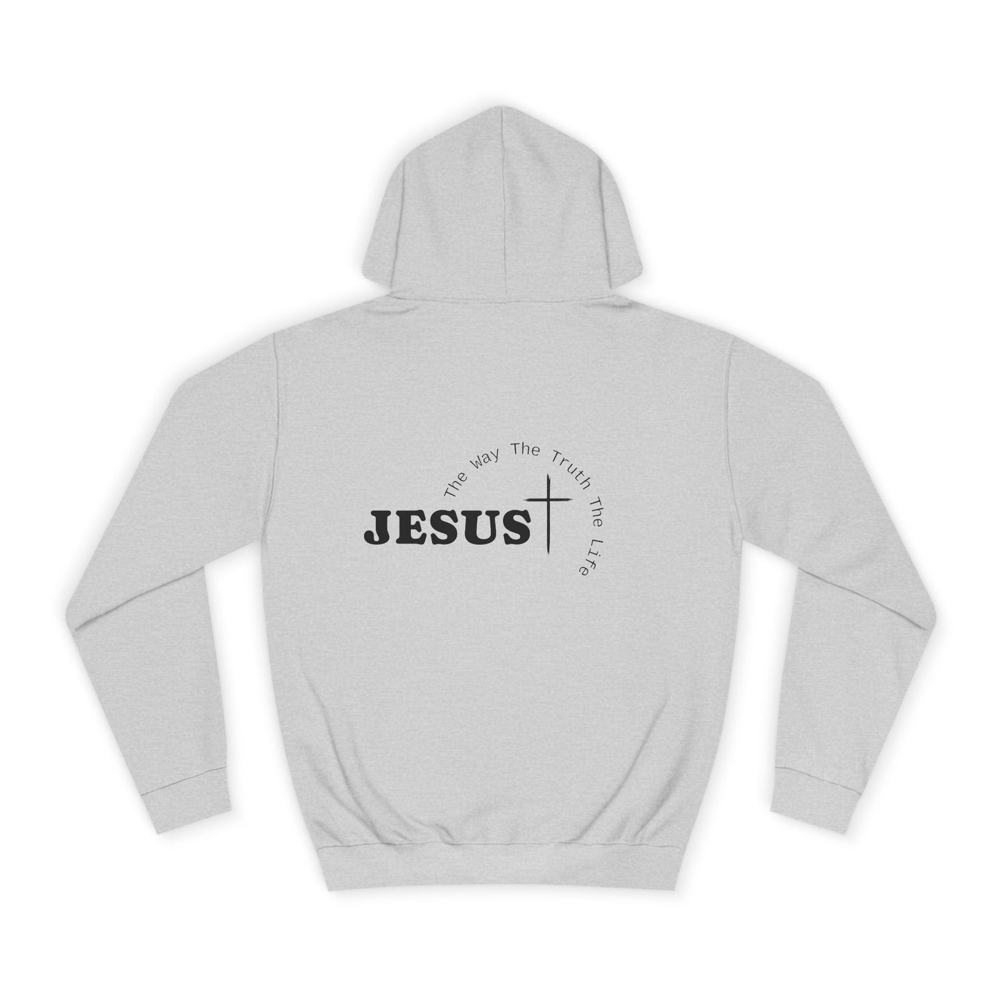 Unisex College Hoodie with 'JESUS' The Way The Truth The Life, Faith-inspired, Casual Religion Apparel, Graduation Gift for Students, Youth and [...]