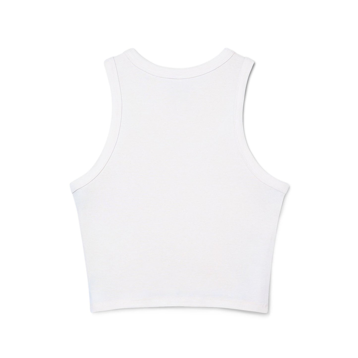 Women's Micro Rib Racer Tank Top - Holy Vibes Only/Beach scene