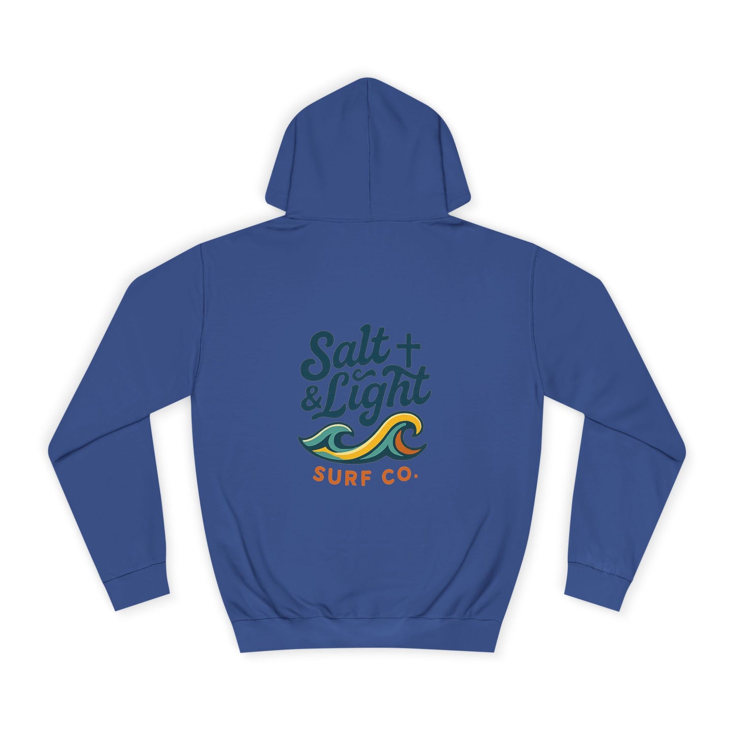 Salt & Light Surf Co.  - Coastal Wave Graphic College Hoodie