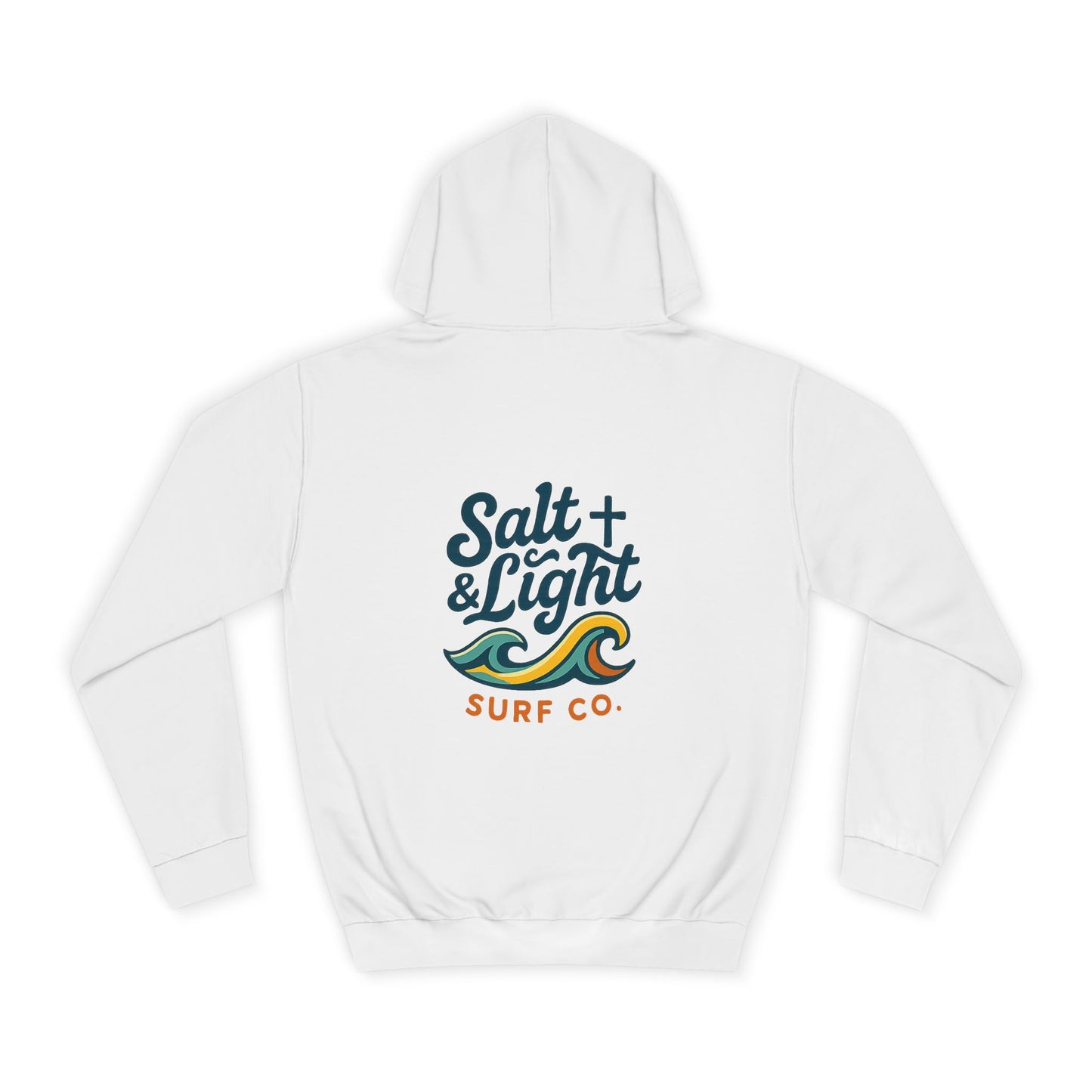 Salt & Light Surf Co.  - Coastal Wave Graphic College Hoodie